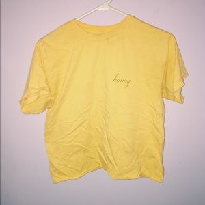 brandy melville honey tee